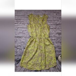 Charming charlie Beige print dress small